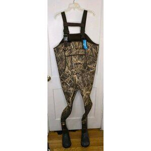 Guide Gear Men's Insulated Hunting Chest Waders 1,000 Gram Realtree Max 7 Size 9